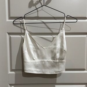 Abercrombie & Fitch Cream Satin Camisole